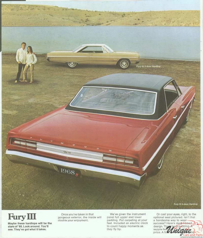 1968 Plymouth Fury Brochure Page 2